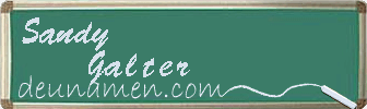 Sandy Galter Visitenkarte